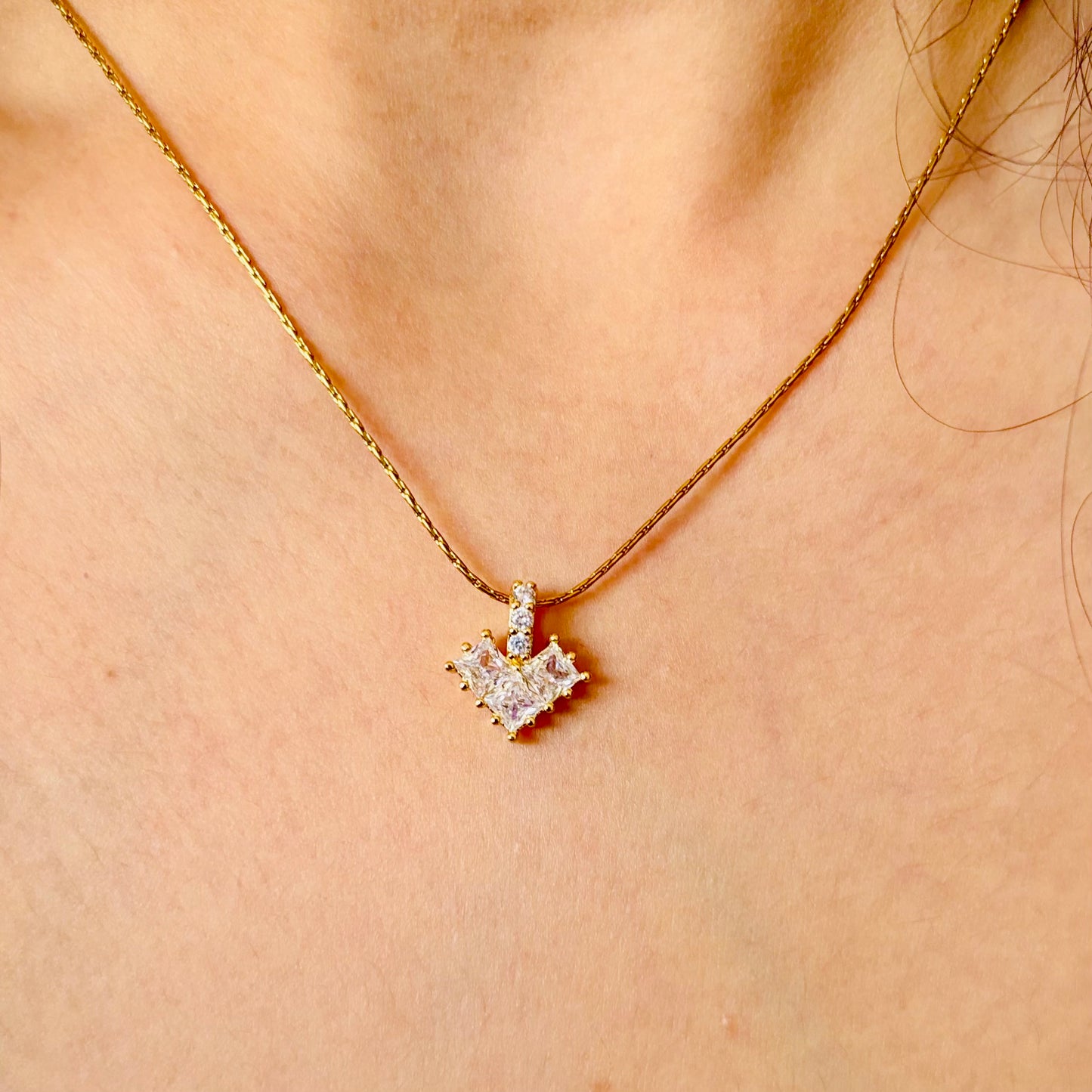 Royal Blaze Heart Pendant