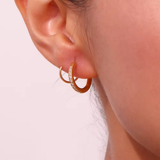 Crystal Curl Earrings