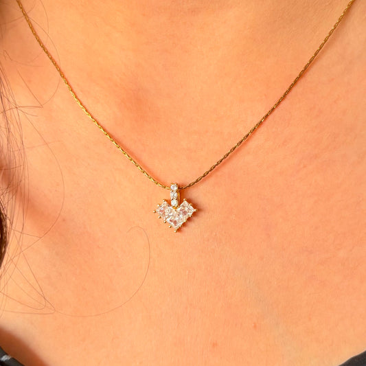 Royal Blaze Heart Pendant