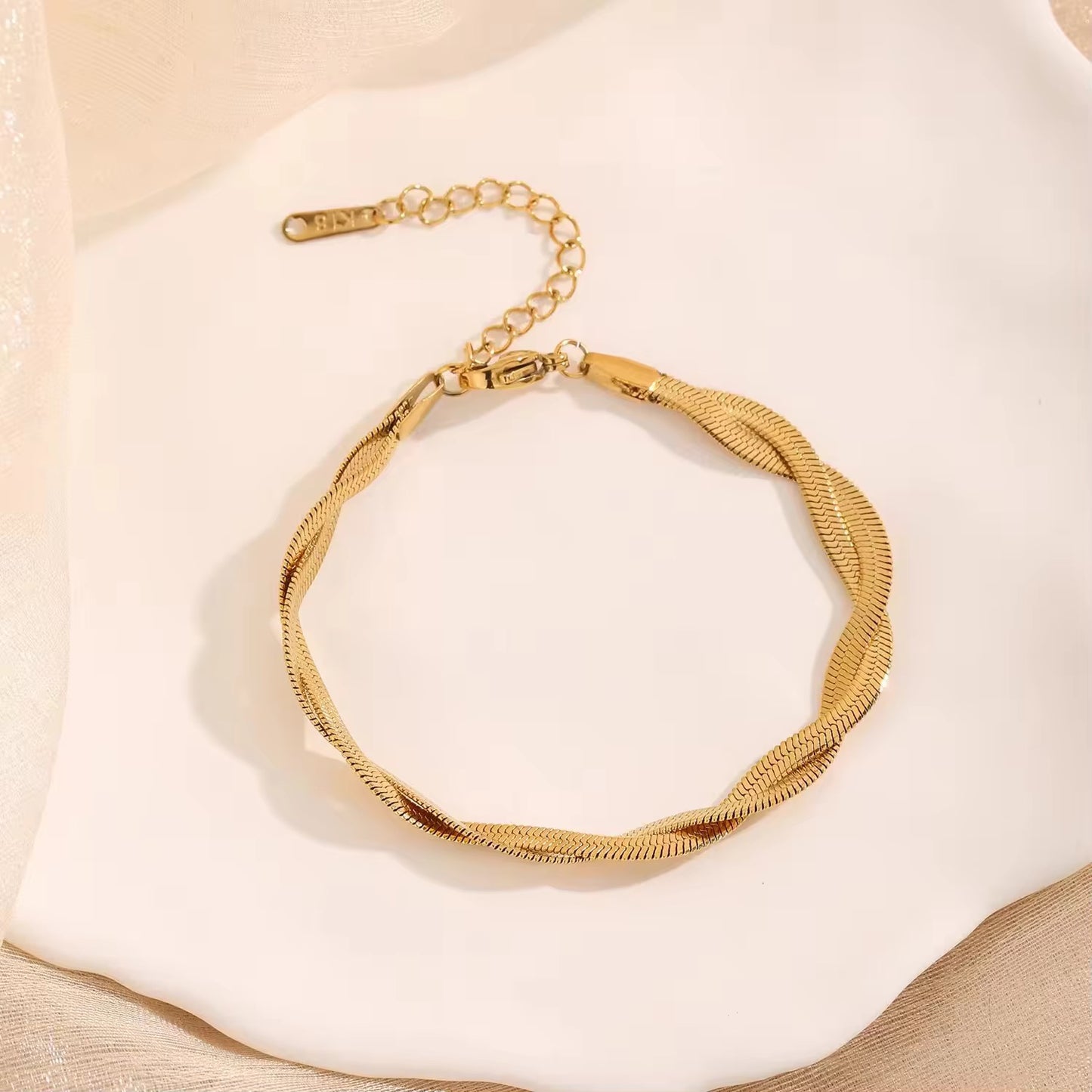 Golden Twist Bracelet