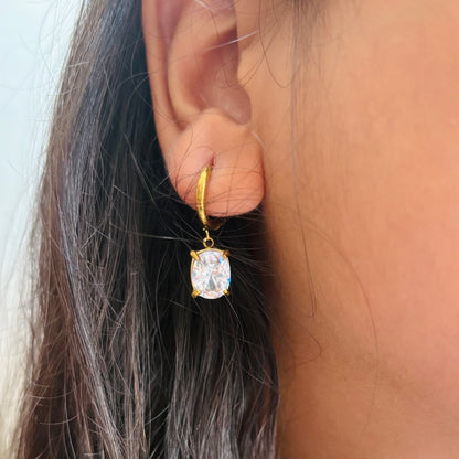 Stone Drops Earrings