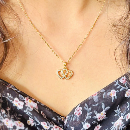 Connected Hearts Necklace