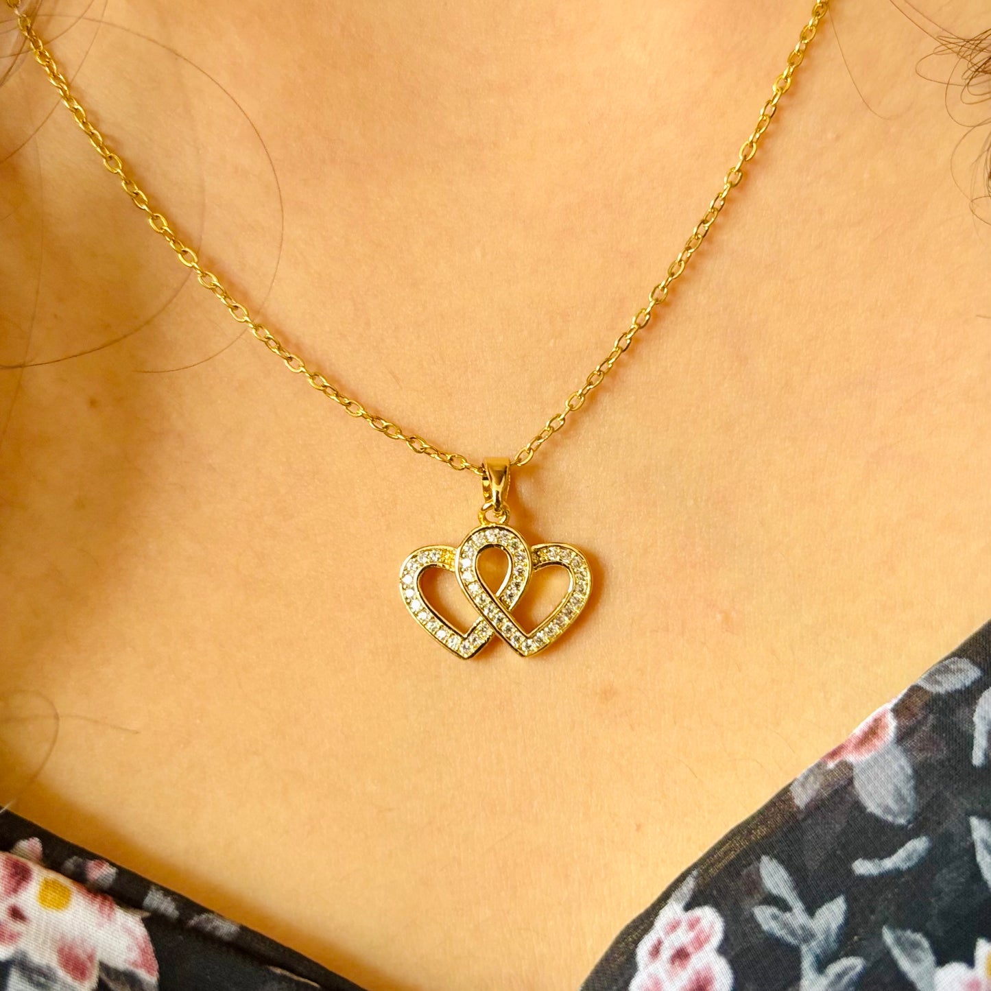 Connected Hearts Necklace