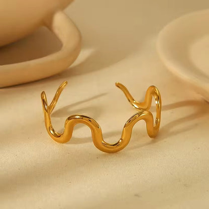Wavy Cuff Bangle