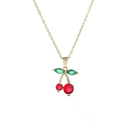 Red Cherry Necklace