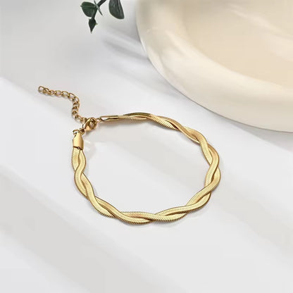 Golden Twist Bracelet