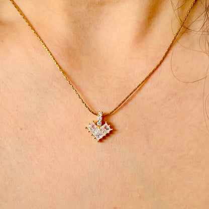 Royal Blaze Heart Pendant