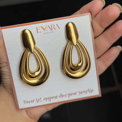 Golden Drop Earrings