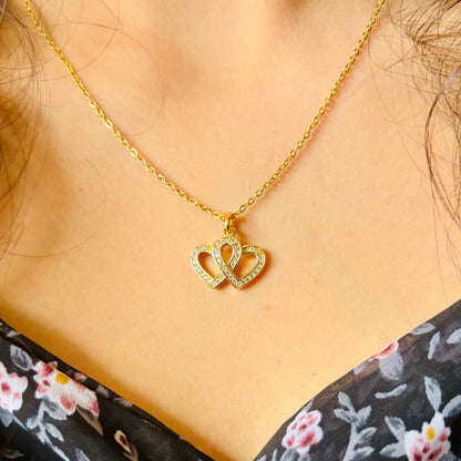 Connected Hearts Necklace