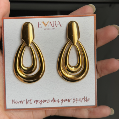 Golden Drop Earrings