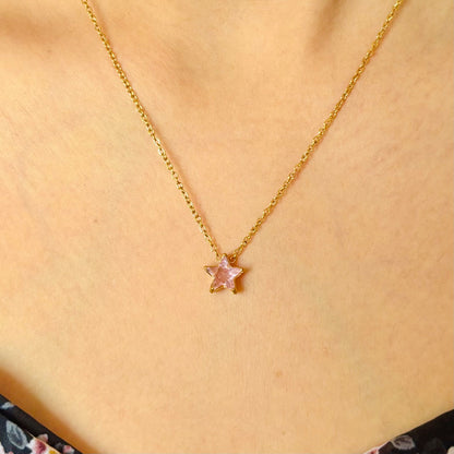 Blush Star Necklace