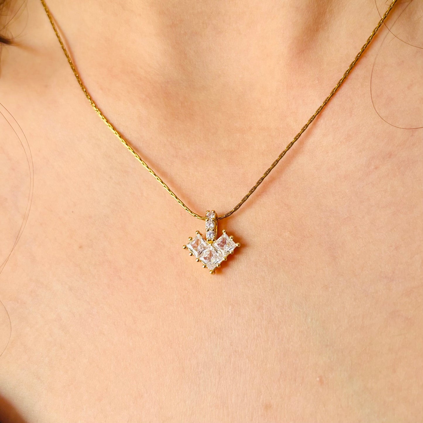 Royal Blaze Heart Pendant