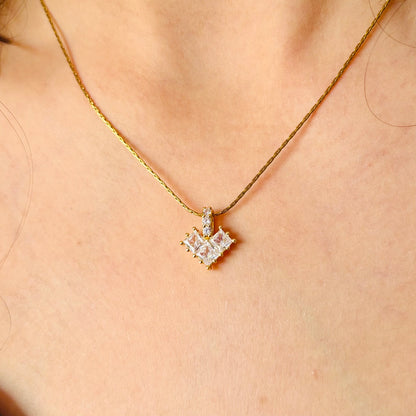 Royal Blaze Heart Pendant