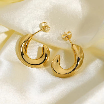 Golden Hoops Earrings