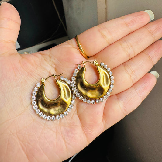 Golden Orbit Earrings