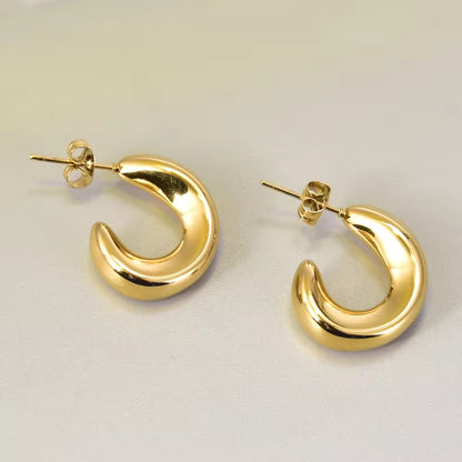 Golden Hoops Earrings