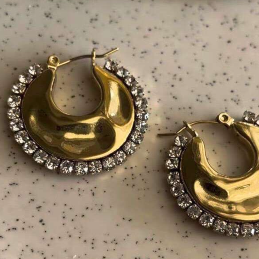 Golden Orbit Earrings