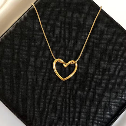 Hollow Heart Necklace
